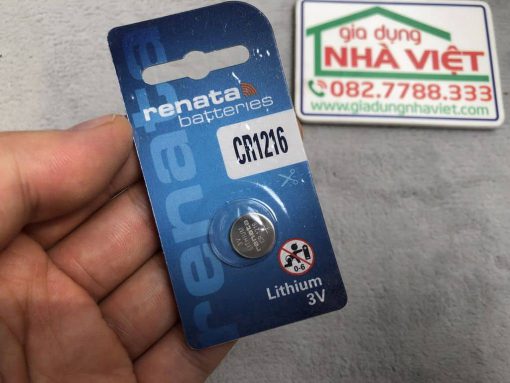 Pin cúc áo Renata CR1216 chính hãng Thụy Sĩ
