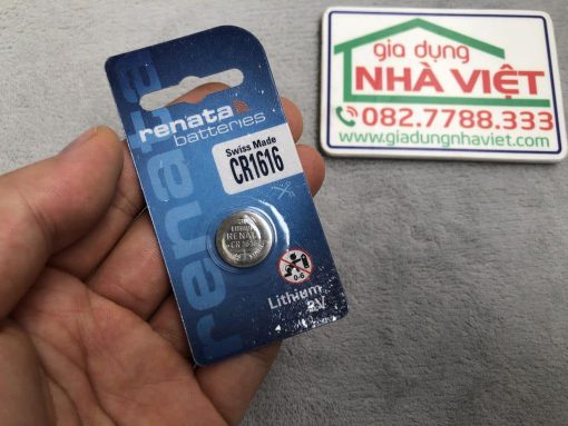 Pin cúc áo Renata CR1616 chính hãng Thụy Sĩ