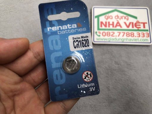 Pin cúc áo Renata CR1620 chính hãng Thụy Sĩ