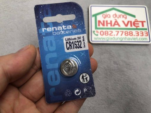 Pin cúc áo Renata CR1632 chính hãng Thụy Sĩ