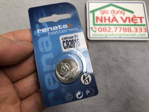 Pin cúc áo Renata CR2016 chính hãng Thụy Sĩ