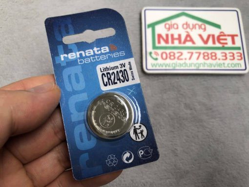 Pin cúc áo Renata CR2430 vỉ 1 viên chính hãng
