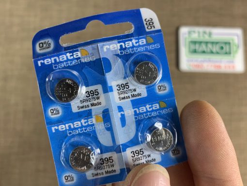 Pin cúc áo Renata Silver Oxide 395 - SR927SW - SR57 1.55V Low drain