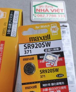 Pin cúc áo Maxell Silver Oxide 371 SR920SW 1.55V