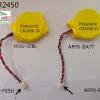 Pin nuôi nguồn PLC Panasonic CR2450 3V jack cắm FX3U-32BL AFPX-BATT FP-X