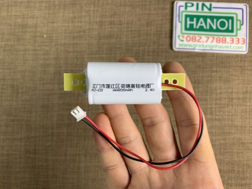 Pin nuôi nguồn đèn sự cố Exit AA800 2.4V Ni-CD 800mAh ghép 2 cell AA