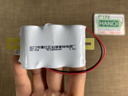 Pin nuôi nguồn đèn sự cố Exit 3,6V Ni-CD 1800mAh ghép 3 cell SC1800