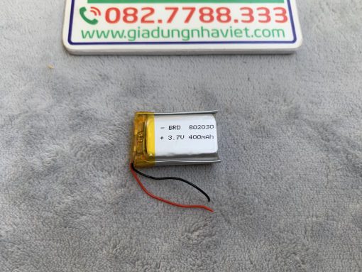 Pin sạc Lithium Polymer 802030 400mAh 3.7V