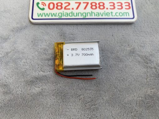 Pin sạc Lithium Polymer 802535 700mAh 3.7V