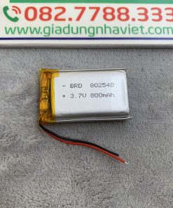 Pin sạc Lithium Polymer 802540 800mAh 3.7V