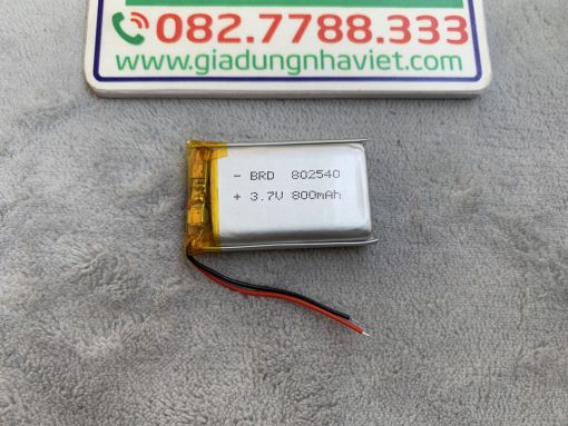 Pin sạc Lithium Polymer 802540 800mAh 3.7V