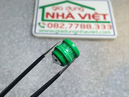 Pin sạc cúc áo hàn chân NI-MH 2.4V 40mAh 2V40H 4mA 14h
