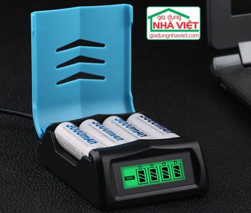 Sạc 4 pin tiểu pin đũa màn hình LCD Beston C9001 USB
