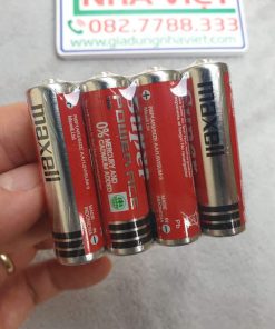 Vỉ 4 pin tiểu AA R6P Maxell Super Power Ace 1.5V