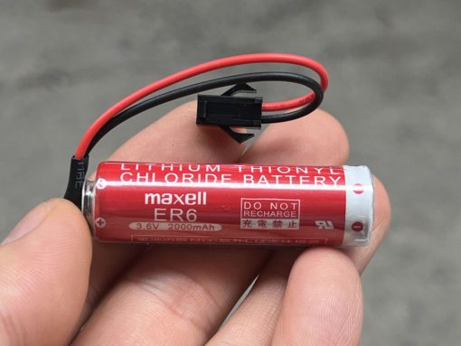 Pin MAXELL ER6 jack đen JST SM 2000mAh Lithium 3.6V OTC Robot W-L02722