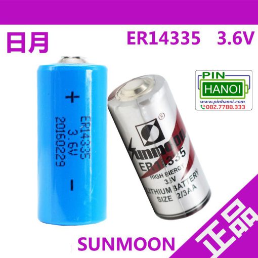 Pin SunMoon ER14335 Lithium Battery 3.6V bộ nhớ PLC RAM