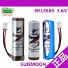 Pin SunMoon ER14505 Lithium Battery 3.6V bộ nhớ PLC RAM