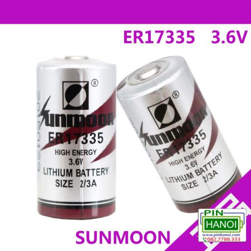 Pin SunMoon ER17335 Lithium Battery 3.6V bộ nhớ PLC RAM