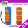 Pin SunMoon ER17505M Lithium Battery 3.6V bộ nhớ PLC RAM