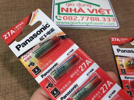 Pin chìa khóa 12V Panasonic Alkaline 27A BP1 A27 LRV27A 1B5CN
