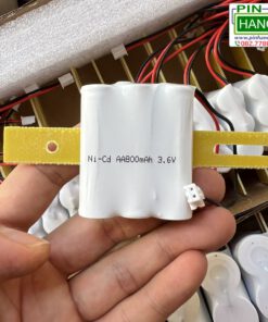 Pin nuôi nguồn đèn sự cố Exit AA800 3.6V Ni-CD 800mAh ghép khối 3 cell AA
