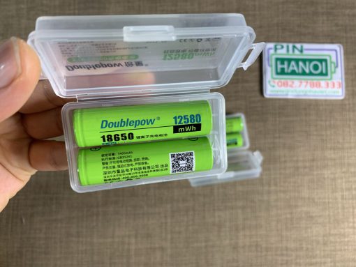 Pin sạc Doublepow 12580mWh IMR 18650 3.7V hiệu suất cao
