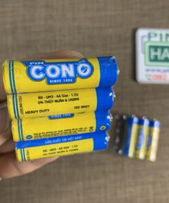 Vỉ 4 Pin tiểu R6P KID Con Ó Pinaco 1.5V vỏ vàng xanh