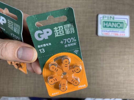 Vỉ 6 Pin máy trợ thính A13 PR48 GP 1.45V chính hãng