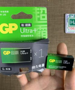 Pin vuông 9V GP Ultra+ Alkaline 1604AUP 6LR61 MN1604