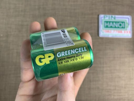 Vỉ 2 pin đại GP GreenCell Extra Heavy Duty 13G D 1.5V