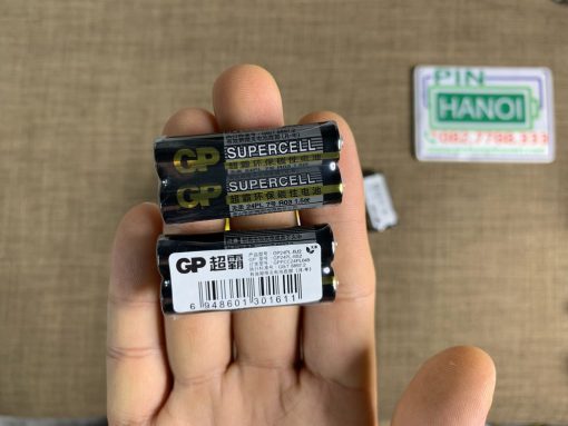 Vỉ 2 pin đũa số 7 GP Supercell AAA 24PL R03 1.5V GP24PL-BJ2