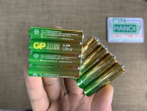 Vỉ 4 pin đũa kiềm số 7 GP Ultra Alkaline AAA LR03 24AU 1.5V