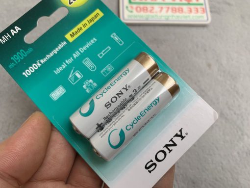 Bộ 2 viên Pin tiểu sạc Sony AA CycleEnergy 1900mAh NH-AA-B2KN