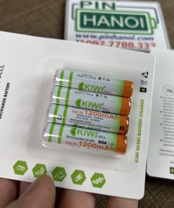 Bộ 4 viên Pin đũa sạc dung lượng cao KIWI 1200mAh AAA LR03 1.2V