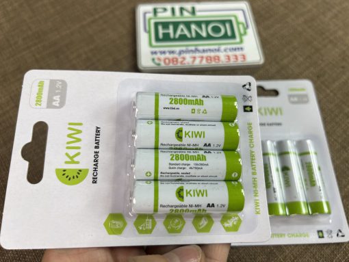 Bộ 4 viên Pin tiểu sạc dung lượng cao KIWI 2800mAh AA LR6 1.2V