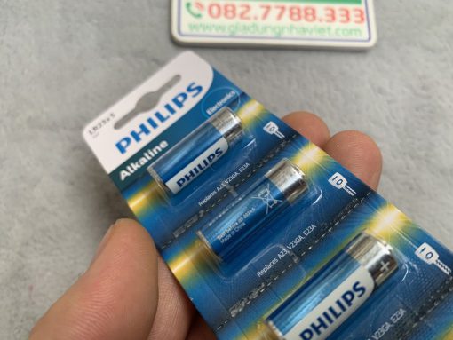 Pin chìa khóa 12V A23 LR23 23A Philips Alkaline