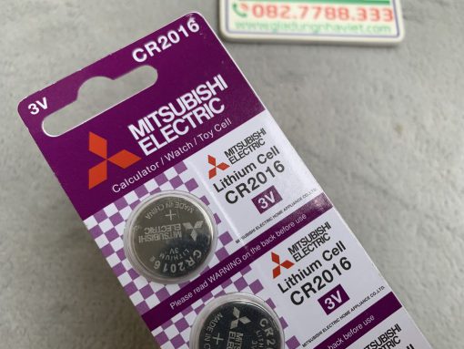 Pin cúc áo Mitsubishi Electric CR2016 Lithium 3V