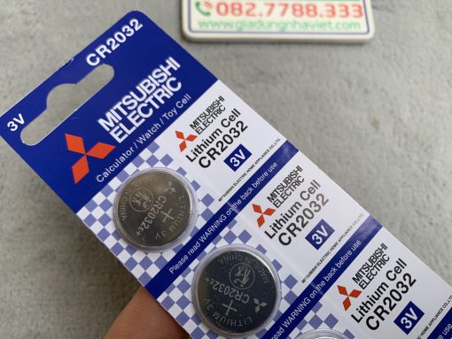 Pin cúc áo Mitsubishi Electric CR2032 Lithium 3V