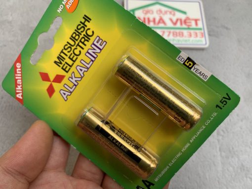 Vỉ 2 pin tiểu kiềm Mitsubishi Electric Alkaline AA LR6 1.5V