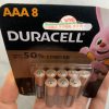Vỉ 8 Pin đũa kiềm Duracell Coppertop Alkaline AAA LR03 MN2400 1.5V