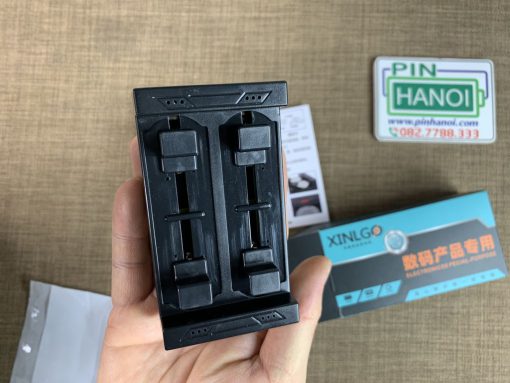 Bộ sạc 2 pin cúc áo XINLGO LIR LIR2016 LIR2032 LIR2032