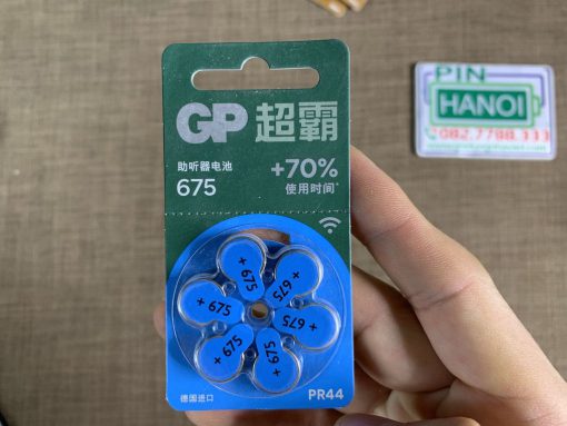 Vỉ 6 Pin máy trợ thính 675 PR44 GP 1.45V chính hãng