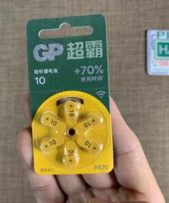 Vỉ 6 Pin máy trợ thính A10 PR70 GP 1.45V chính hãng