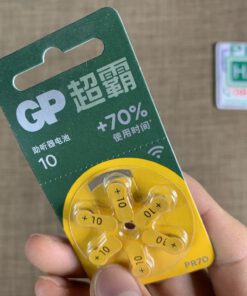 Alternative view of Vỉ 6 Pin máy trợ thính A10 PR70 GP 1.45V chính hãng