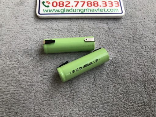 Cell pin tiểu sạc AA Ni-MH Ni-CD 600mAh 1.2V hàn chân