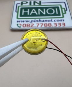 Pin sạc cúc áo LIR1240 đính sẵn dây cho tai nghe