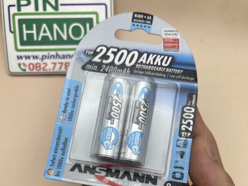 Vỉ 2 pin sạc ANSMANN Pin Tiểu NiMH HR6 AA 2500mAh BL2 5035432