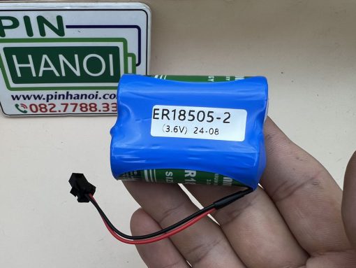 Pin ghép SunMoon ER18505-2 3.6V Lithium Battery vỏ xanh