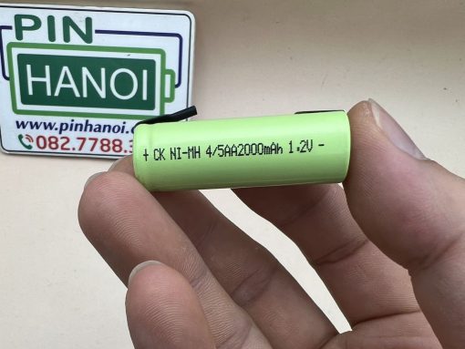 Cell pin Ni-MH 4/5AA 2000mAh 1.2V gắn sẵn chân hàn