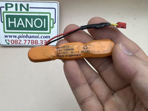 Pin VARTA 3/V150H 3.6V 140mAh ghép 3 cell pin sạc cúc áo Ni-MH Germany